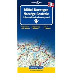 Carte routi�re : Norv�ge Centrale, III