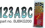 HardlineC LETTER SET BLUE/BLACK BLBKG200