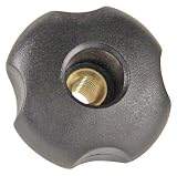 Reid Select JCL-140 Thermoplastic Four-Lobe Knob .79 Diameter, 1/4-20 thds. Thru Hole