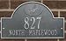 Los Angeles Dodgers Pewter and Silver Personalized Address Plaque