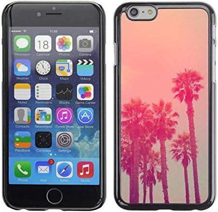 Paccase / Hard Protective Case Cover for - California Vignette La State Sea - Apple Iphone 6