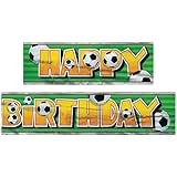 12ft Foil Soccer Birthday Banner