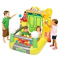 Banzai Activity Inflatable Play Center with 25 balls - Sesame Street