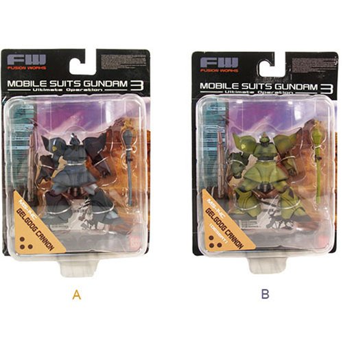 Gundam Action Figure-Gundam Fusion Works Gelgoog Figures (Set of 2)-Bandai Figure-Bandai