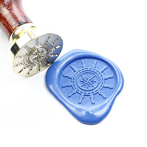 Boat Wheel Seal Stamp Stamp, Sealing Stamp Set, Seal Wax Stamp, Wax Seal, 25mm Initial Sealing Stamp