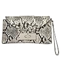 Mossimo&reg; Black Snake Clutch - Cream
