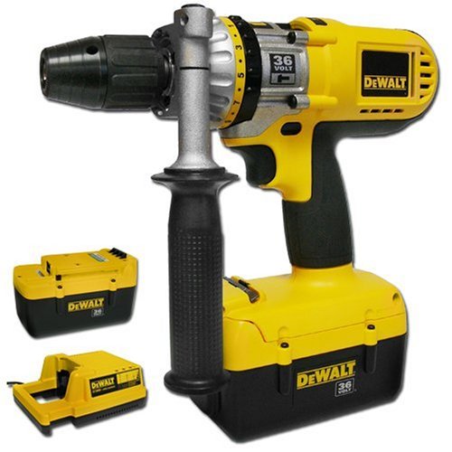 DEWALT DC900KL 36-Volt 1/2-inch Lithium Ion Cordless Hammerdrill/Drill/Driver Kit with NANO Technology
