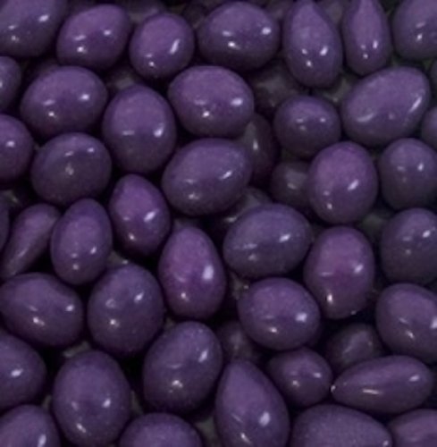 Dark Purple Chocolate Jordan Almonds 5LB Bag