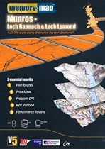 Memory-Map V5 Munros - Loch Rannoch & Loch Lomond OS 1:25,000