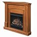 Dimplex Branson Corner Electric Fireplace in Warm Oak
