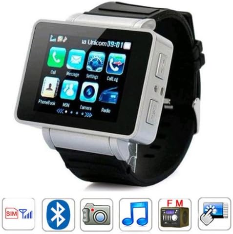 Unlock 1.8" Inch Watch GSM Touch Cell Phone i3 + Hidden Camera + DV Bluetooth MP3/4