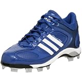 adidas Men's Diamond King TPU Mid Baseball Cleat,Royal/White/Silver,7 M