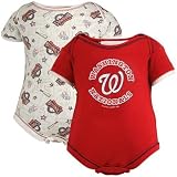 Washington Nationals Newborn Home Run 2-Pack Creeper Set