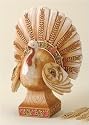 11" Harvest Collection Woodcut Thanksgiving Turkey Figure