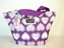 Betseyville Betsey Johnson Sweet As Can Be Heart Handbag/Purse ~ Purple In Color