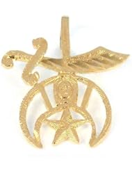 Shriners Charm 14k Gold 13mm