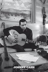 Johnny Cash - Personality Poster (The Man In Black) (Size: 24" x 36")