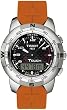 Tissot T33.7.878.92 Tissot Mens T-Touch Titanium Orange Rubber Watch T33.7.878.92