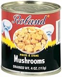 Roland Mushrooms Pieces and Stems, 4-Ounce Can (Pack of 24)