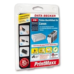 Data Becker 310978 C16 Tintennachf�llset f�r Canon-Patronen schwarz