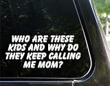 Who are these kids and why do they keep calling me mom? funny decal / sticker