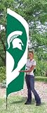Michigan State Spartans 8' Tall Team Flag & Pole