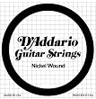 D'Addario Sngl Nickel Bass Ball End 056