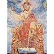 Italo-Byzantine masters (Frescoes in Sant Angelo in Formis the life of Christ, Szene: Christus Pantokrator) - 11x17