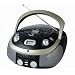 CMX CRC 7330 Stereo-Radiorekorder (UKW-/MW-Tuner, 80 Watt PMPO) schwarz/gold