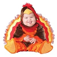 Lil Characters Unisex-baby Infant Gobbler Costume, Brown/Orange, 12 - 18 Months