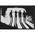Clockwork Orange Poster Subway + ALU-Rahmen, schwarz