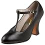 Capezio Women's 900 Stage T-Strap Theatrical Shoe,Black,10.5 M US