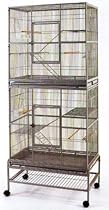 New Double Extra Large Wrought Iron Cage 3 Levels Bird Parrot Cage Cockatiel Conure Cage 30