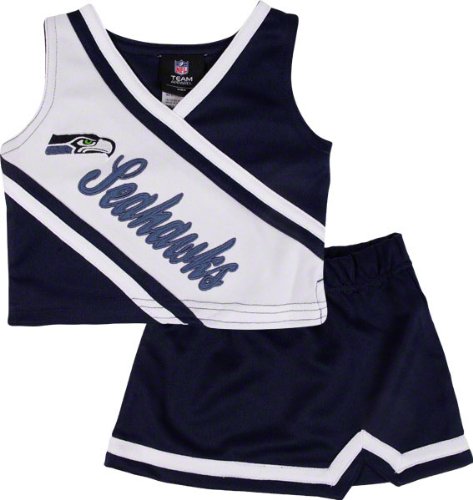 Seattle Seahawks Girl's 4-6 Two-Piece Cheerleader Set