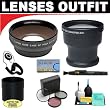 3x Digital Telephoto Professional Series Lens + 0.5x Digital Wide Angle Macro Professional Series Lens + 3 Piece Digital Camera Filter Kit + 6-Piece Deluxe Cleaning Kit + Lens Adapter Tube (If Needed) + Lenspen + Lens Cap Keeper + DB ROTH Micro Fiber Cloth For The Nikon Coolpix P80 Digital Camera