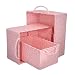 Axis/Imex Set of 3 Nesting Baskets - Pink Oxford