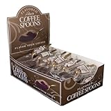 Gourmet Mocha Flavored Chocolate Spoons - 24 Count Display Box - by Seattle Gourmet Foods