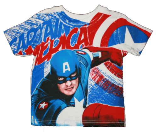  Captain American Toddler Boys T-shirt