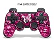 Protective Skin for Playstation 3 Remote Controller - Pink Butterfly