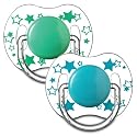 Tommee Tippee Decorated Clear Shield 6-18mths - blue & green
