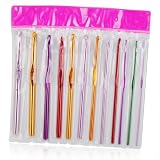 12 Sizes Multi Coloured Aluminum Knittin...