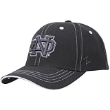 Zephyr Notre Dame Fighting Irish Charcoal Mystic Fitted Hat