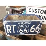ルート66 プランター L ブルー ROUTE66 ガーデニング 世田谷ベース アメリカ雑貨 アメリカン雑貨