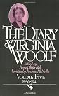 The Diary of Virginia Woolf, Volume 5:  1936-1941