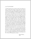 A Little Ramble: In the Spirit of Robert Walser