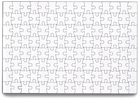 SanShun Blank Puzzle Jigsaw Puzzle 120 Pieces (6-Pack)
