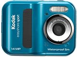  Kodak C135 EasyShare Sport Digitalkamera (14 Megapixel, 5-fach Digitalzoom, 6,1 cm (2,4 Zoll) Display, 5m wasserdicht, bildstabilisiert) blau