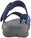 Skechers Women's Reggae-Brush Strokes Toe Ring Sandal, Blue/Green, 7 M US