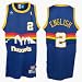 Alex English Denver Nuggets #2 Retro Swingman Adidas NBA Basketball Jersey (Blue)