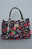 Betsey Johnson The Danegrous Love Tote in Black,Bags (Handbags/Totes) for Women